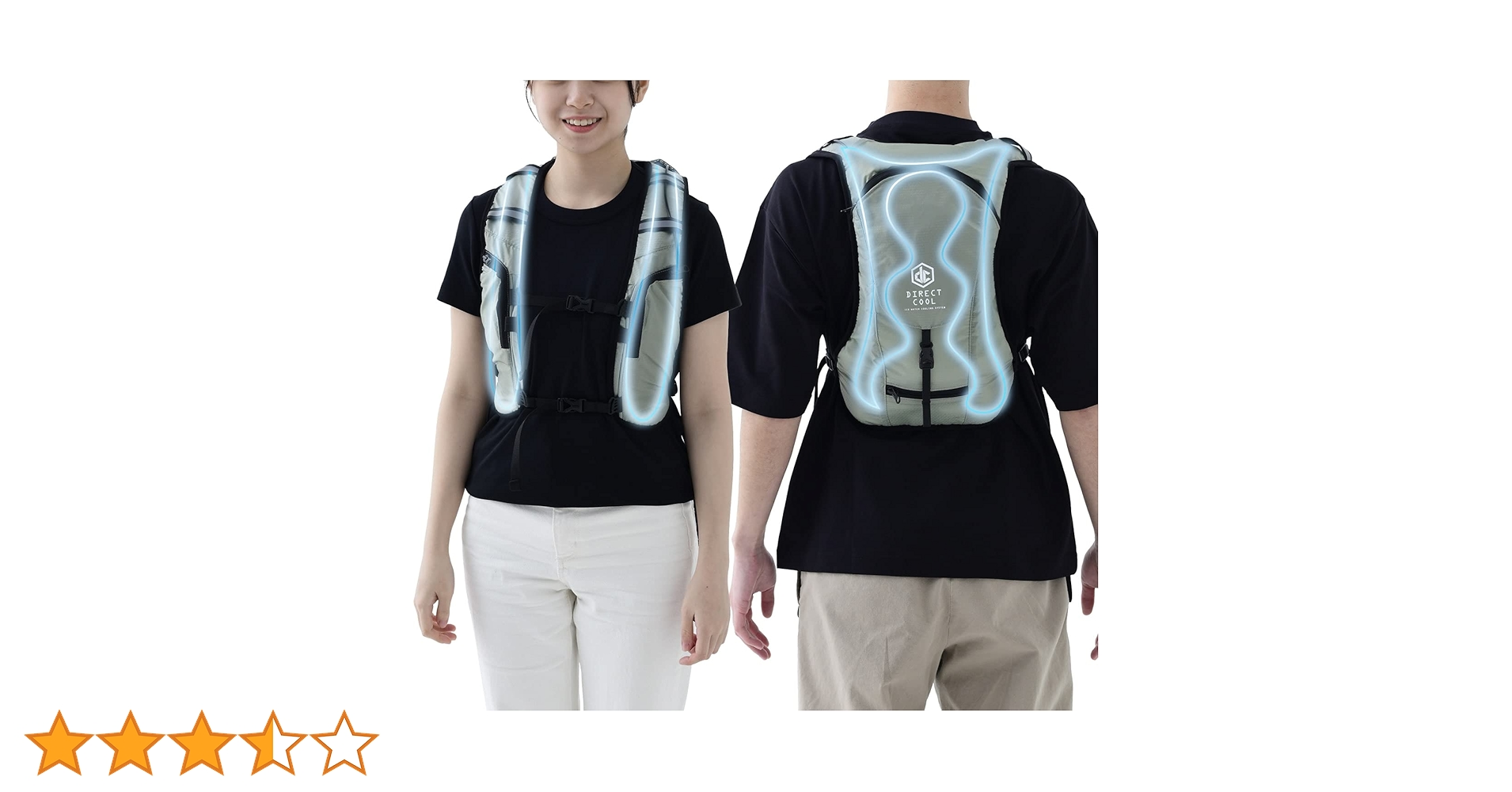 DIRECT COOL クールベスト 黒 フリーサイズ 楽天市場】水冷服 水冷ベスト プロ仕様(冷たさ持続の専用ボトル